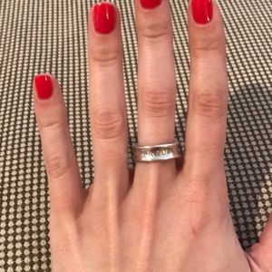 Sterling Silver Tiffany & Co. 1837 ring